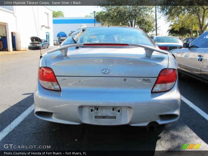Super Silver / Black 2000 Hyundai Tiburon Coupe