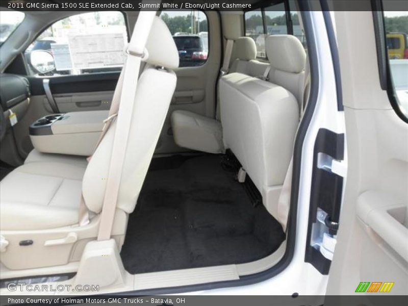  2011 Sierra 1500 SLE Extended Cab Ebony/Light Cashmere Interior