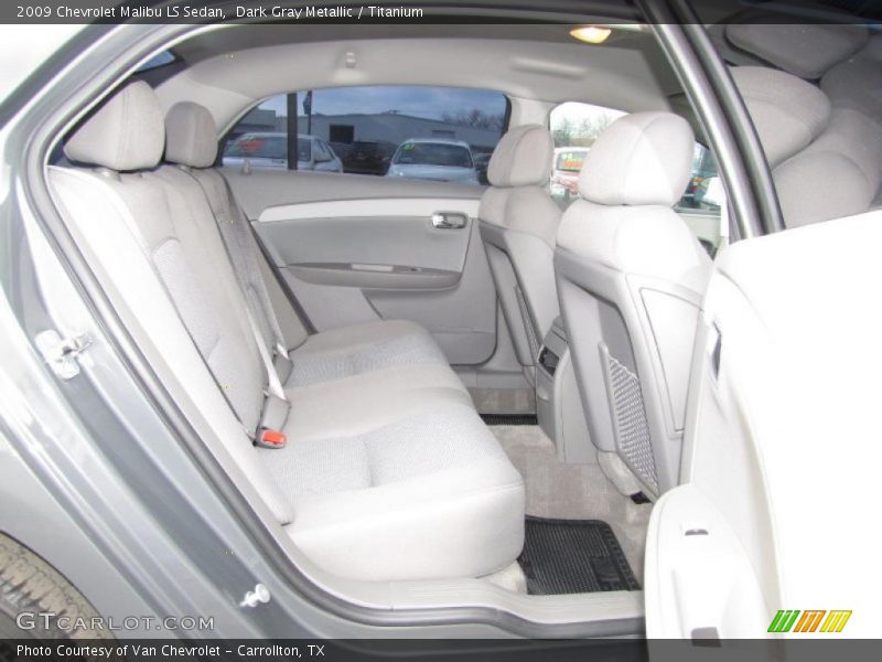 Dark Gray Metallic / Titanium 2009 Chevrolet Malibu LS Sedan