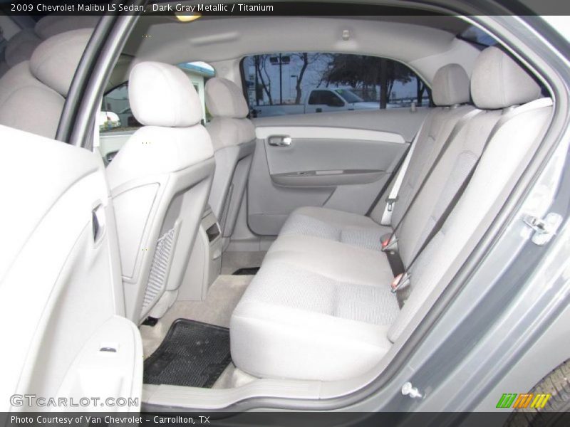 Dark Gray Metallic / Titanium 2009 Chevrolet Malibu LS Sedan