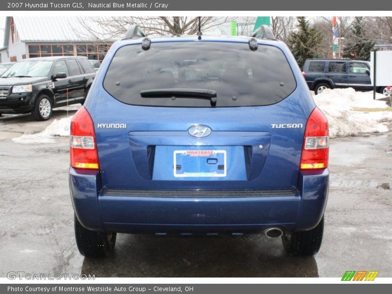 Nautical Blue Metallic / Gray 2007 Hyundai Tucson GLS