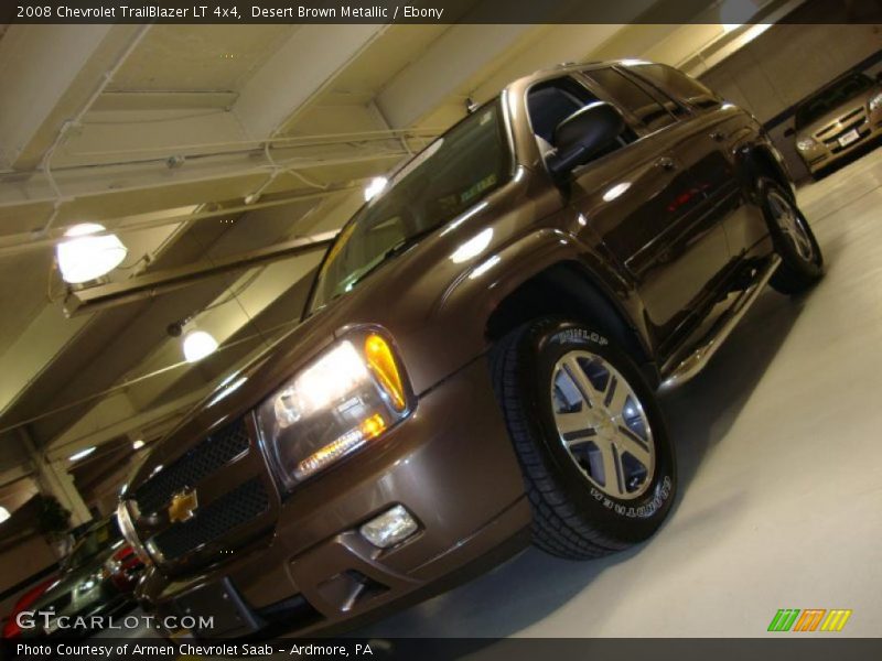 Desert Brown Metallic / Ebony 2008 Chevrolet TrailBlazer LT 4x4