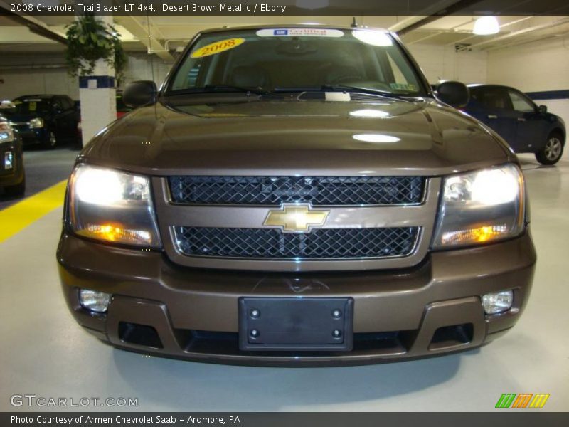 Desert Brown Metallic / Ebony 2008 Chevrolet TrailBlazer LT 4x4