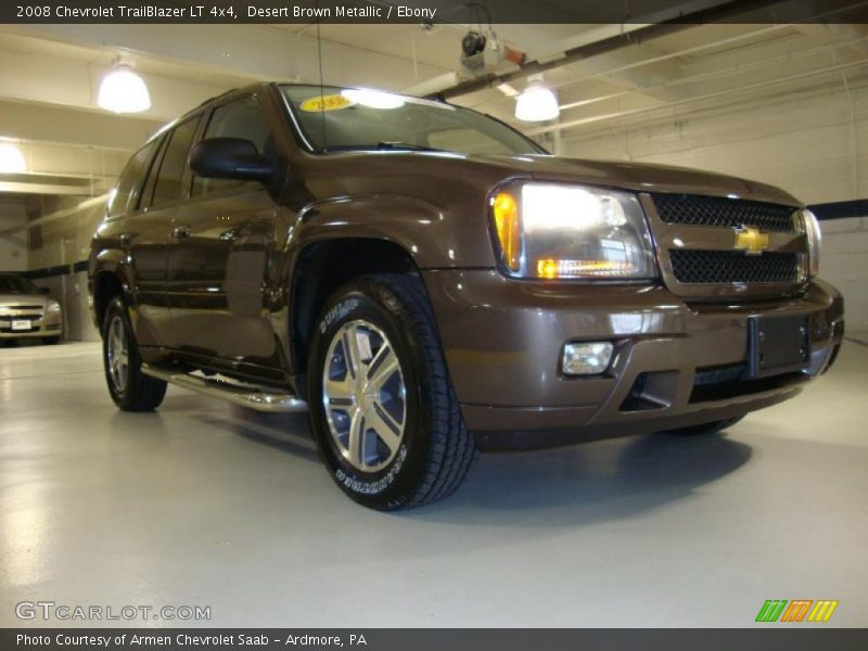 Desert Brown Metallic / Ebony 2008 Chevrolet TrailBlazer LT 4x4