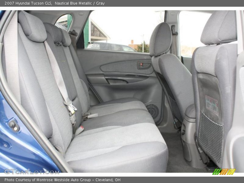 Nautical Blue Metallic / Gray 2007 Hyundai Tucson GLS