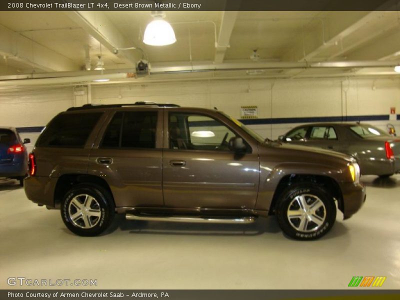 Desert Brown Metallic / Ebony 2008 Chevrolet TrailBlazer LT 4x4
