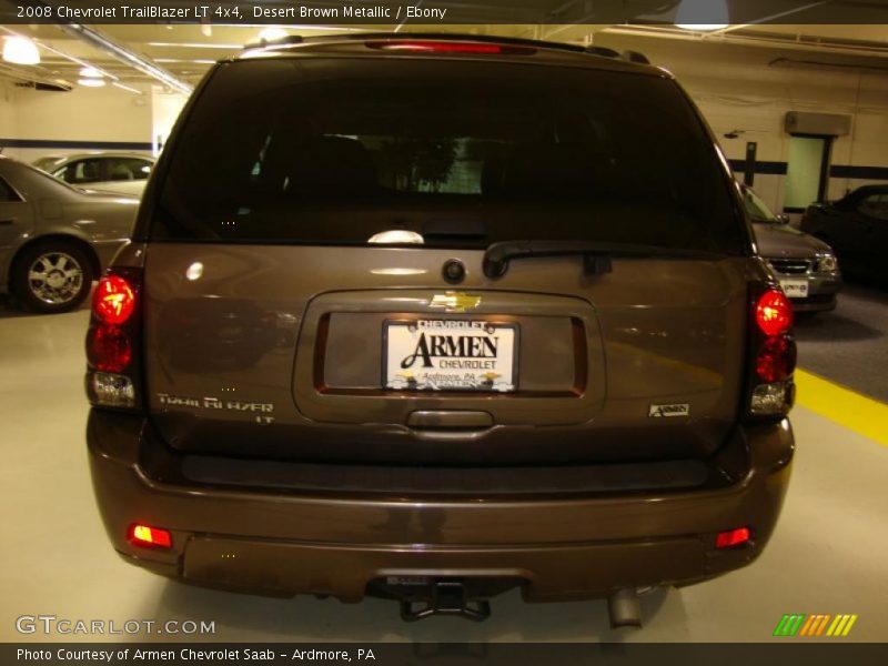 Desert Brown Metallic / Ebony 2008 Chevrolet TrailBlazer LT 4x4