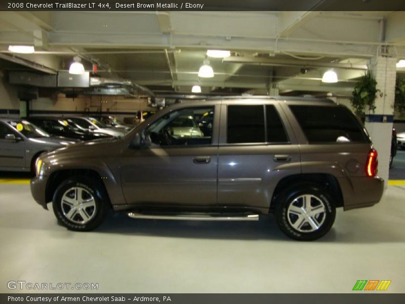 Desert Brown Metallic / Ebony 2008 Chevrolet TrailBlazer LT 4x4