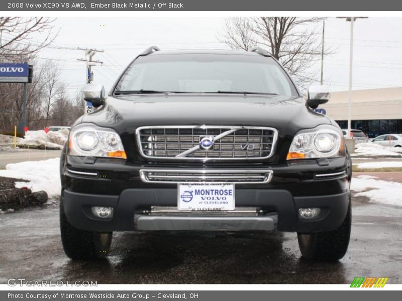 Ember Black Metallic / Off Black 2008 Volvo XC90 V8 AWD