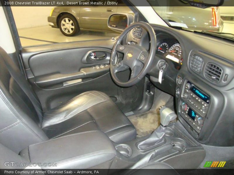 Desert Brown Metallic / Ebony 2008 Chevrolet TrailBlazer LT 4x4