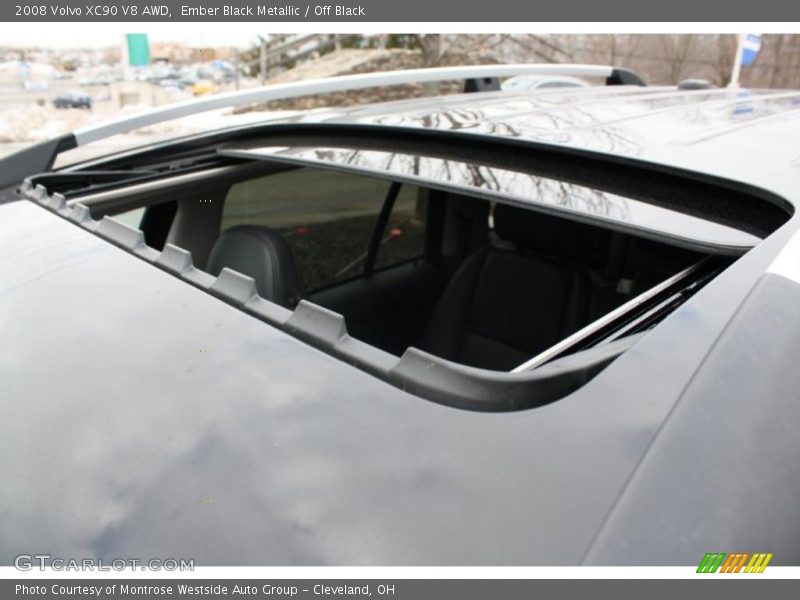 Ember Black Metallic / Off Black 2008 Volvo XC90 V8 AWD