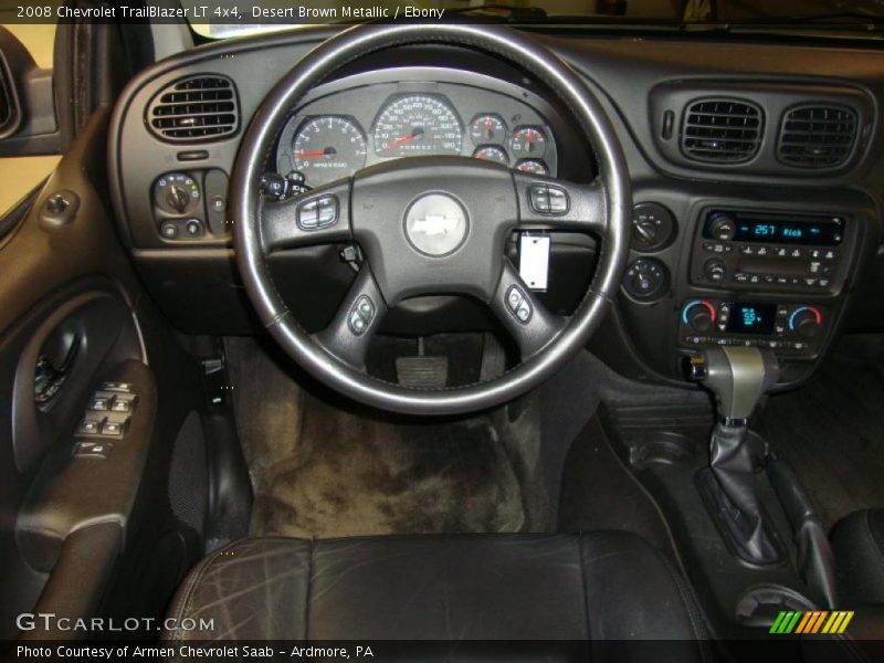 Desert Brown Metallic / Ebony 2008 Chevrolet TrailBlazer LT 4x4
