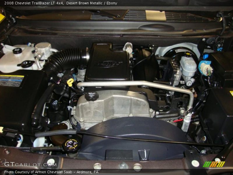 Desert Brown Metallic / Ebony 2008 Chevrolet TrailBlazer LT 4x4