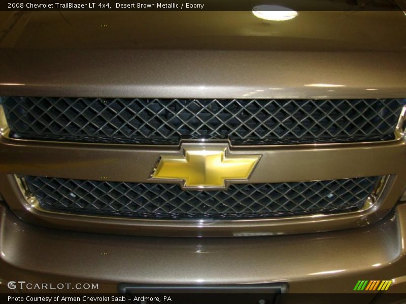Desert Brown Metallic / Ebony 2008 Chevrolet TrailBlazer LT 4x4