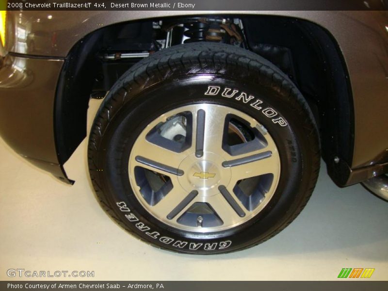 Desert Brown Metallic / Ebony 2008 Chevrolet TrailBlazer LT 4x4