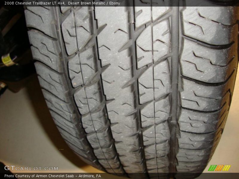 Desert Brown Metallic / Ebony 2008 Chevrolet TrailBlazer LT 4x4