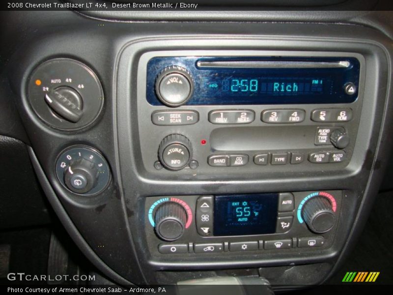 Desert Brown Metallic / Ebony 2008 Chevrolet TrailBlazer LT 4x4
