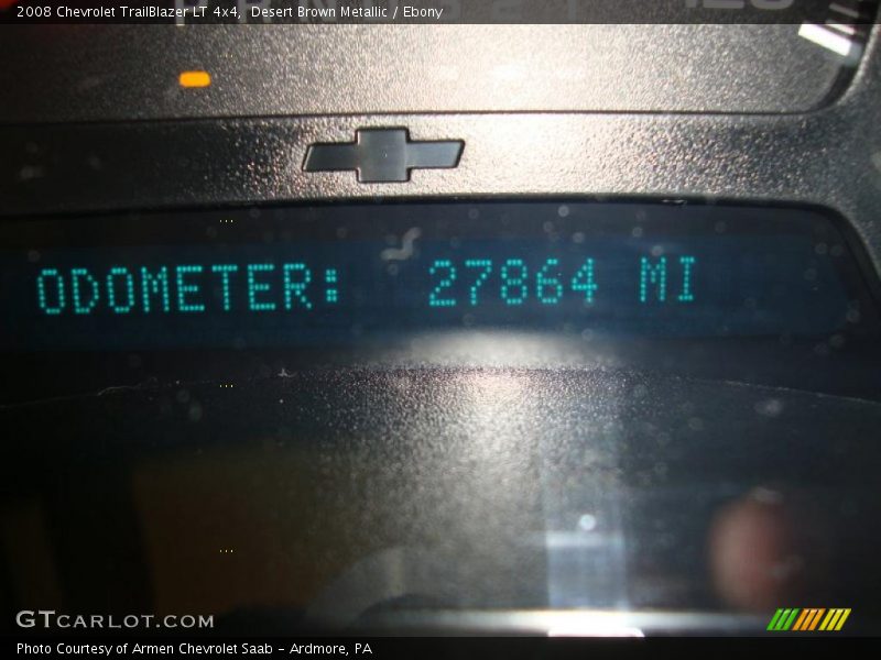 Desert Brown Metallic / Ebony 2008 Chevrolet TrailBlazer LT 4x4