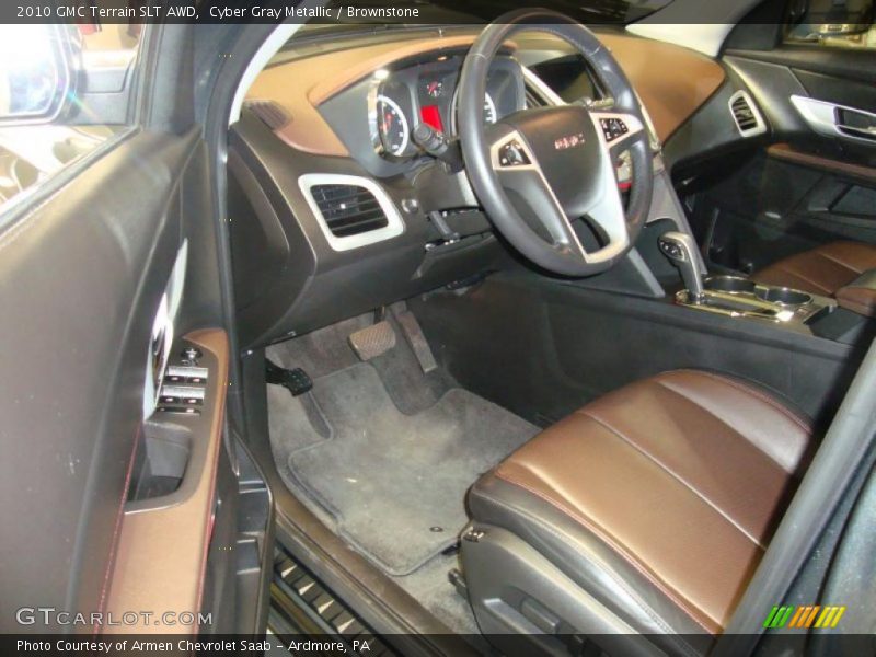  2010 Terrain SLT AWD Brownstone Interior