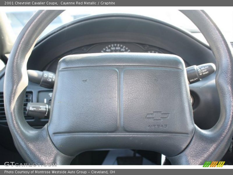 Cayenne Red Metallic / Graphite 2001 Chevrolet Cavalier Coupe