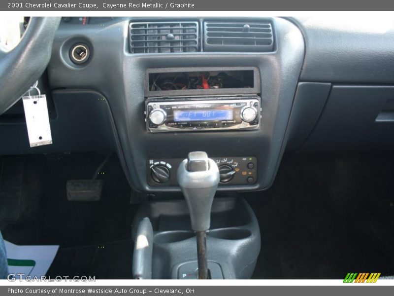 Cayenne Red Metallic / Graphite 2001 Chevrolet Cavalier Coupe