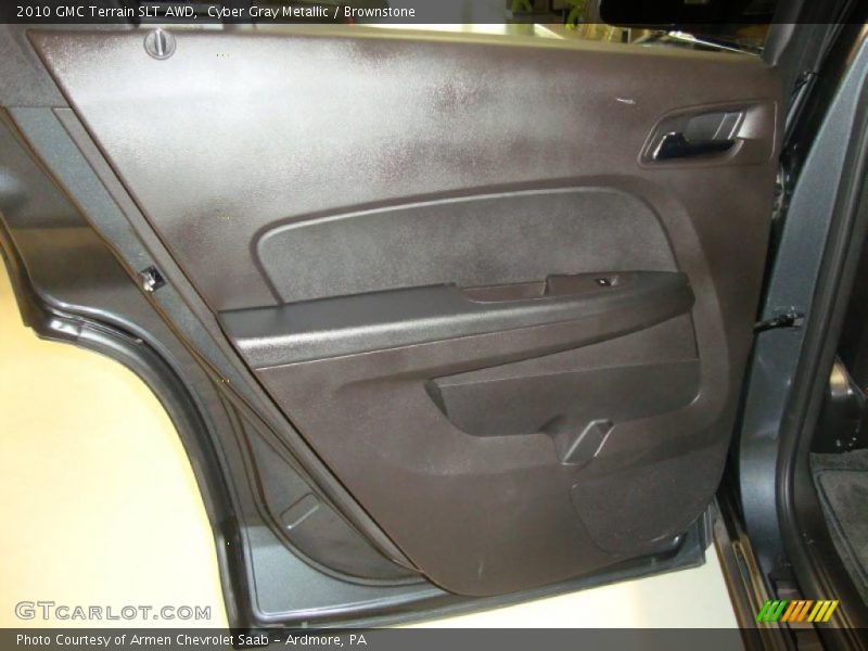 Cyber Gray Metallic / Brownstone 2010 GMC Terrain SLT AWD