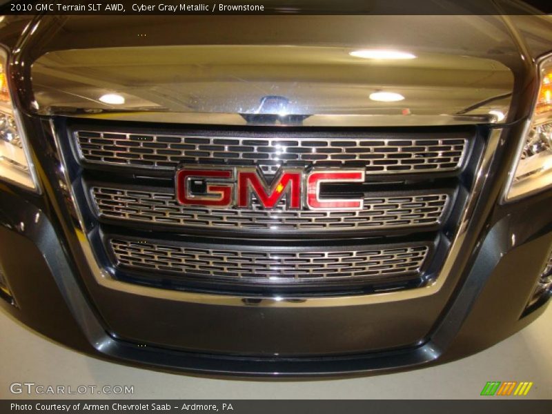 Cyber Gray Metallic / Brownstone 2010 GMC Terrain SLT AWD