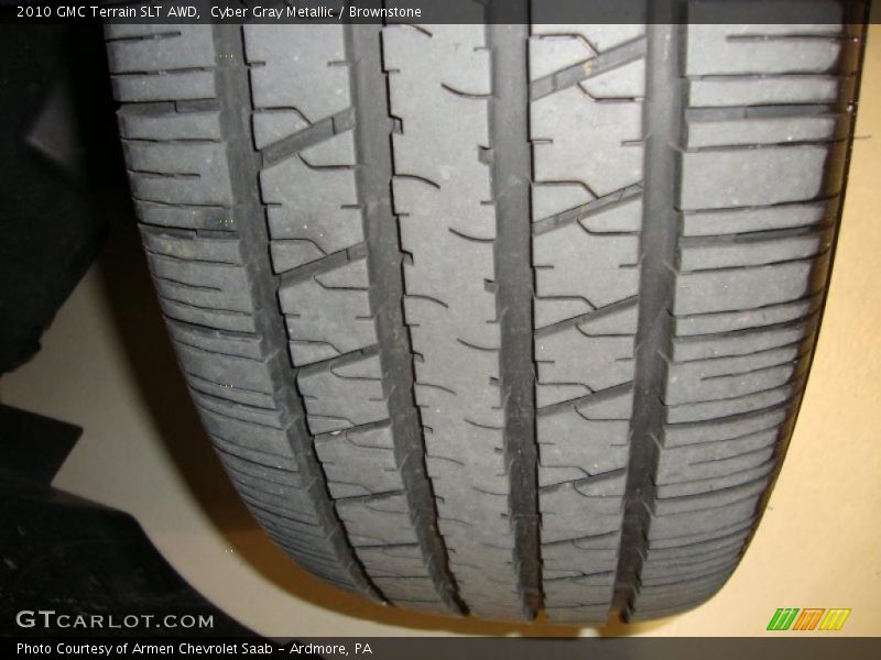 Cyber Gray Metallic / Brownstone 2010 GMC Terrain SLT AWD