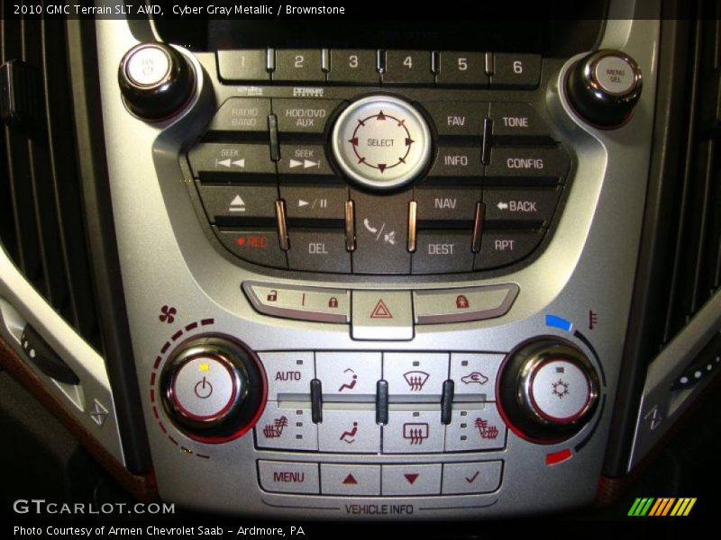 Controls of 2010 Terrain SLT AWD