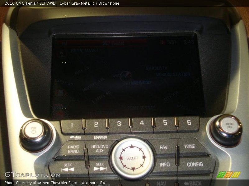 Controls of 2010 Terrain SLT AWD