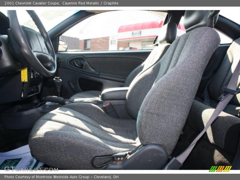 Cayenne Red Metallic / Graphite 2001 Chevrolet Cavalier Coupe