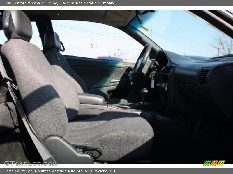 Cayenne Red Metallic / Graphite 2001 Chevrolet Cavalier Coupe