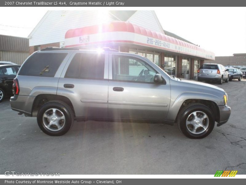 Graystone Metallic / Light Gray 2007 Chevrolet TrailBlazer LS 4x4