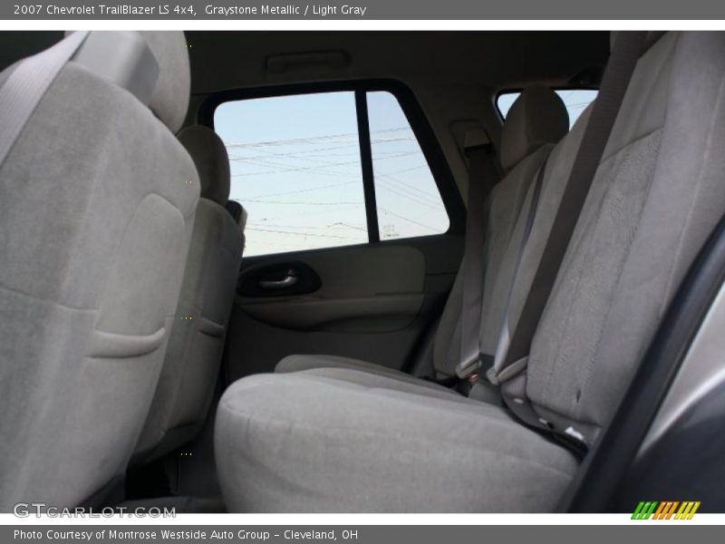 Graystone Metallic / Light Gray 2007 Chevrolet TrailBlazer LS 4x4