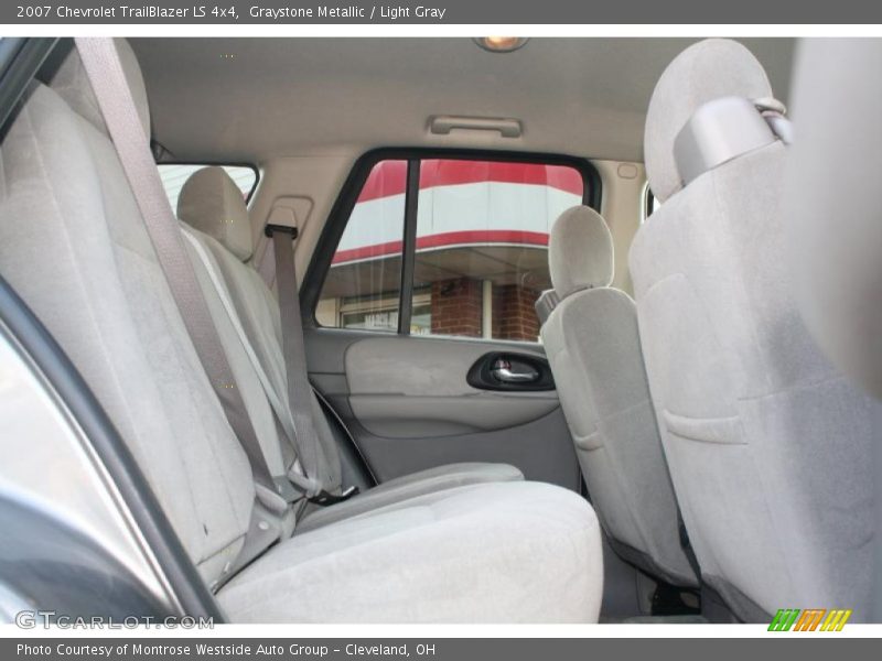 Graystone Metallic / Light Gray 2007 Chevrolet TrailBlazer LS 4x4