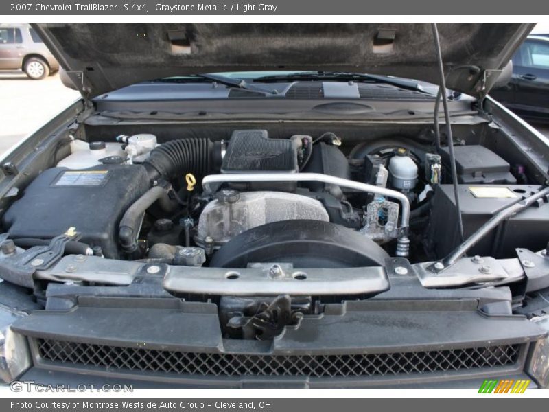 Graystone Metallic / Light Gray 2007 Chevrolet TrailBlazer LS 4x4