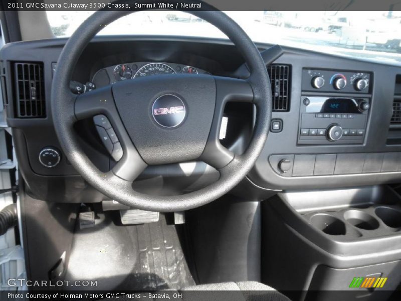 Summit White / Neutral 2011 GMC Savana Cutaway 3500 Chassis