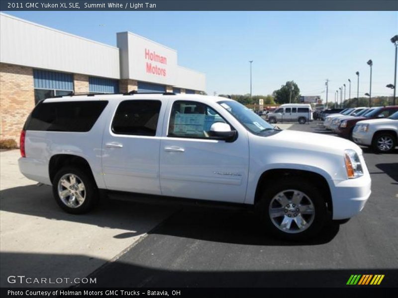 Summit White / Light Tan 2011 GMC Yukon XL SLE