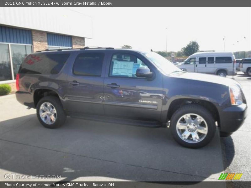 Storm Gray Metallic / Ebony 2011 GMC Yukon XL SLE 4x4