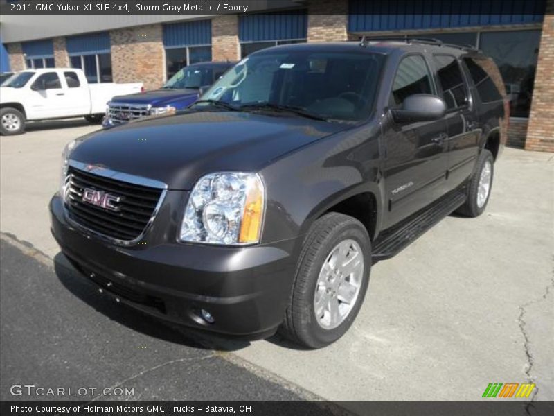 Storm Gray Metallic / Ebony 2011 GMC Yukon XL SLE 4x4