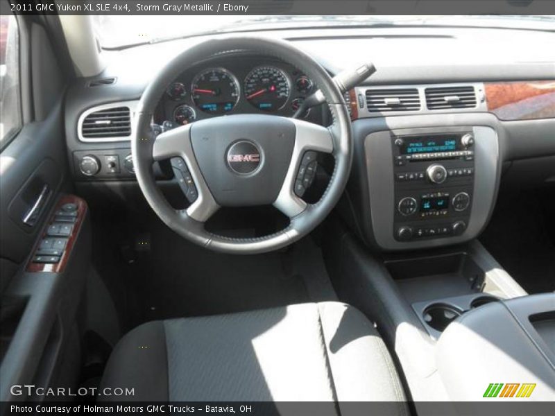 Storm Gray Metallic / Ebony 2011 GMC Yukon XL SLE 4x4