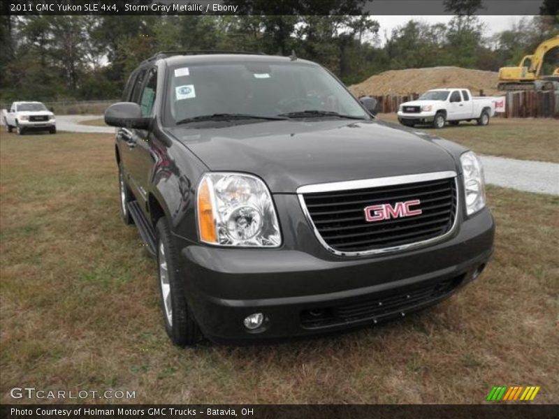 Storm Gray Metallic / Ebony 2011 GMC Yukon SLE 4x4