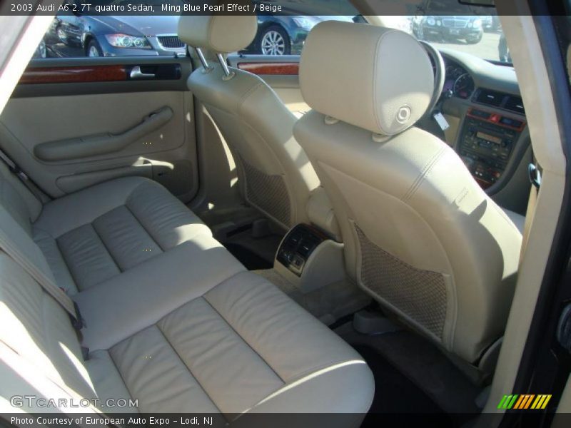 Ming Blue Pearl Effect / Beige 2003 Audi A6 2.7T quattro Sedan