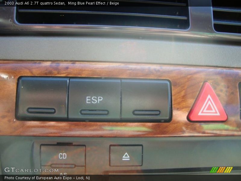 Ming Blue Pearl Effect / Beige 2003 Audi A6 2.7T quattro Sedan