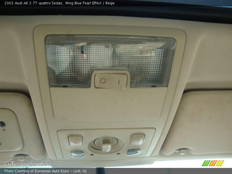 Ming Blue Pearl Effect / Beige 2003 Audi A6 2.7T quattro Sedan