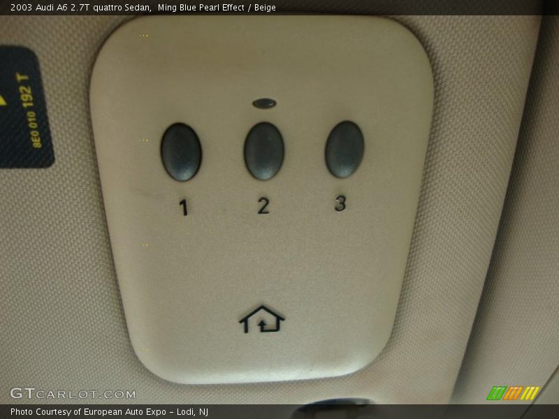 Ming Blue Pearl Effect / Beige 2003 Audi A6 2.7T quattro Sedan