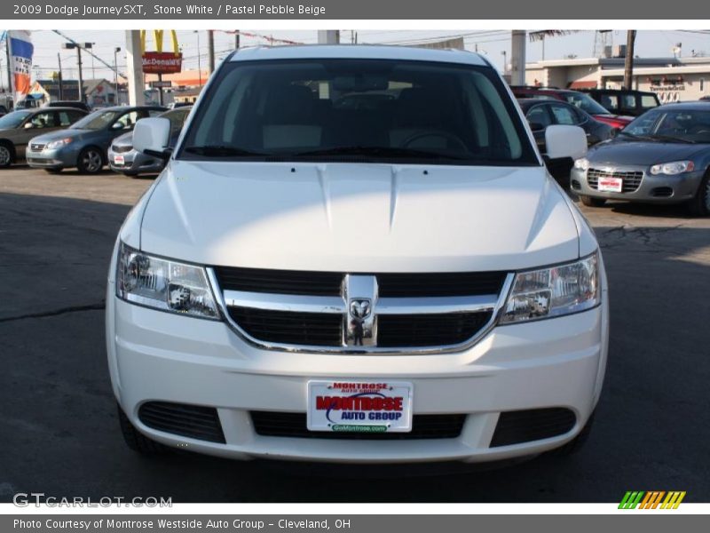Stone White / Pastel Pebble Beige 2009 Dodge Journey SXT