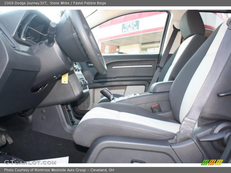Stone White / Pastel Pebble Beige 2009 Dodge Journey SXT