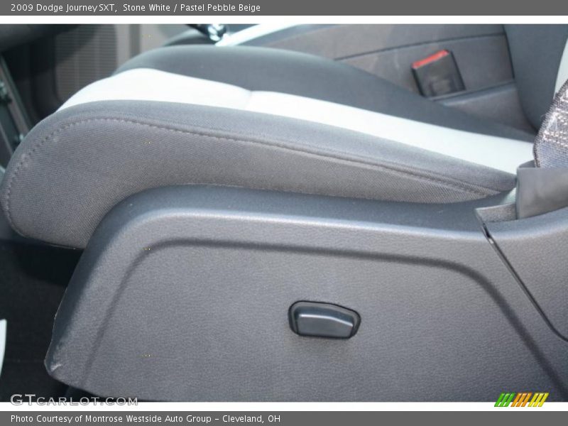Stone White / Pastel Pebble Beige 2009 Dodge Journey SXT