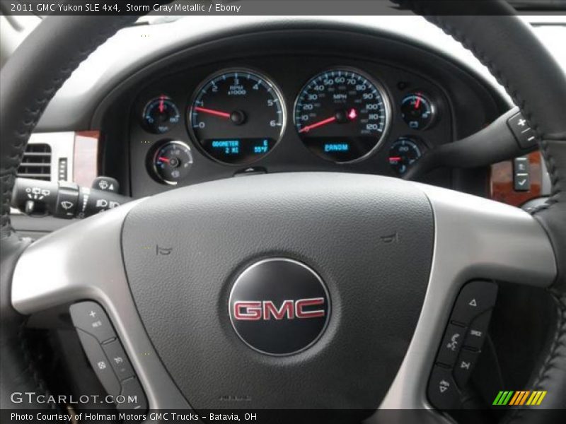 Storm Gray Metallic / Ebony 2011 GMC Yukon SLE 4x4